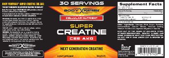 Body Fortress Super Creatine CEE AKG - supplement