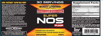 Body Fortress Super NOS Pump - supplement