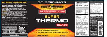 Body Fortress Super Thermo Blast - supplement