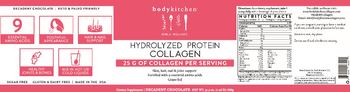 Body Kitchen Hydrolyzed Protein Collagen Decadent Chocolate - supplement