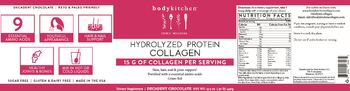 Body Kitchen Hydrolyzed Protein Collagen Decadent Chocolate - supplement