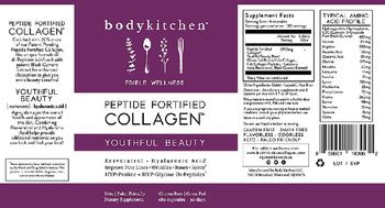Body Kitchen Peptide Fortified Collagen Youthful Beauty - supplement