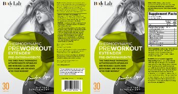 Body Lab Thermodynamic PreWorkout Extender - supplement