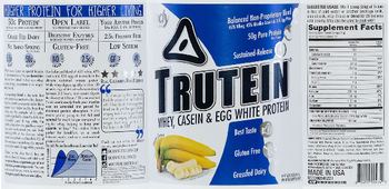 Body Nutrition Trutein Banana Cream - protein supplement