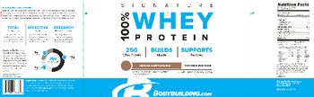 Bodybuilding.com Signature 100% Whey Protein Mocha Cappuccino - supplement