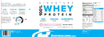 Bodybuilding.com Signature 100% Whey Protein Strawberry - 