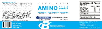 Bodybuilding.com Signature Amino Plus Energy Blue Raspberry - supplement