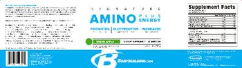 Bodybuilding.com Signature Amino Plus Energy Green Apple - supplement