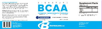 Bodybuilding.com Signature BCAA Blue Raspberry - supplement