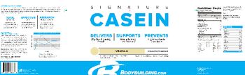 Bodybuilding.com Signature Casein Vanilla - supplement