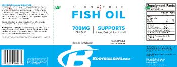 Bodybuilding.com Signature Fish Oil Lemon Flavored Oil - supplement