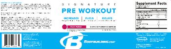 Bodybuilding.com Signature Pre Workout Fruit Punch - supplement