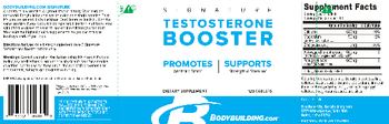 Bodybuilding.com Signature Testosterone Booster - supplement