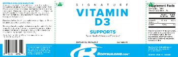 Bodybuilding.com Signature Vitamin D3 - supplement