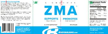 Bodybuilding.com Signature ZMA - supplement