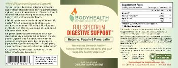 BodyHealth Full Spectrum Digestive Support - supplement