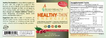 BodyHealth Healthy-Thin Energize - supplement