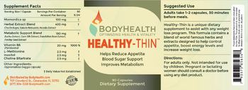 BodyHealth Healthy-Thin - supplement