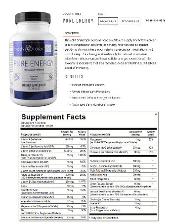 BodyLogicMD Elite Pure Energy - supplement