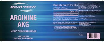 BodyTech Arginine AKG - supplement