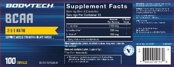 BodyTech BCAA - supplement