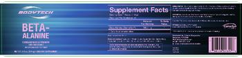 BodyTech Beta-Alanine - supplement