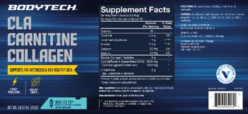 BodyTech CLA Carnitine Collagen Blue Ice Pop - supplement