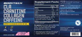 BodyTech CLA Carnitine Collagen Caffeine Cotton Candy - supplement