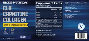 BodyTech CLA Carnitine Collagen Unflavored - supplement