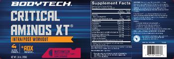 BodyTech Critical Aminos XT Watermelon - supplement