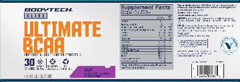 BodyTech Elite Ultimate BCAA Grape - supplement