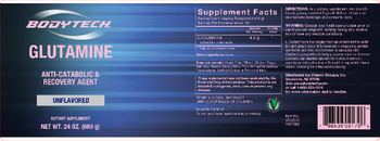 BodyTech Glutamine Unflavored - supplement