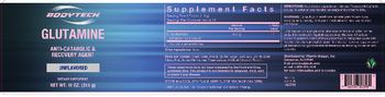 BodyTech Glutamine Unflavored - supplement