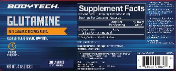 BodyTech Glutamine Unflavored - supplement