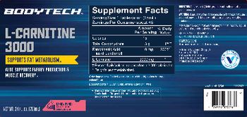 BodyTech L-Carnitine 3000 Candy Punch - supplement