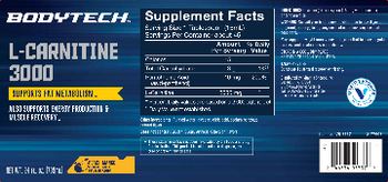 BodyTech L-Carnitine 3000 Peach Mango - supplement