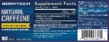 BodyTech Natural Caffeine - supplement