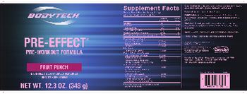 BodyTech Pre-Effect Fruit Punch - supplement