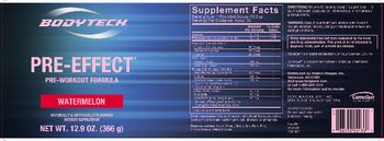 BodyTech Pre-Effect Watermelon - supplement