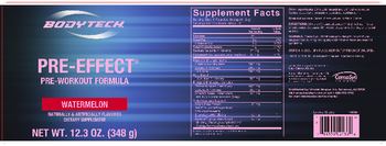 BodyTech Pre-Effect Watermelon - supplement