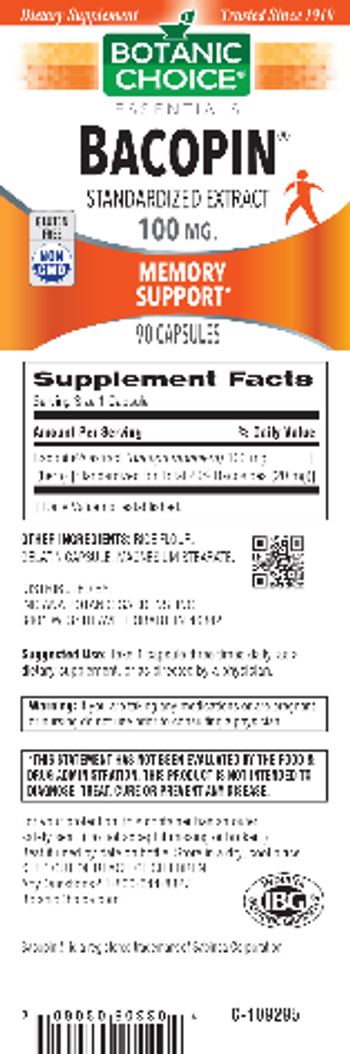 Botanic Choice Bacopin 100 mg - supplement