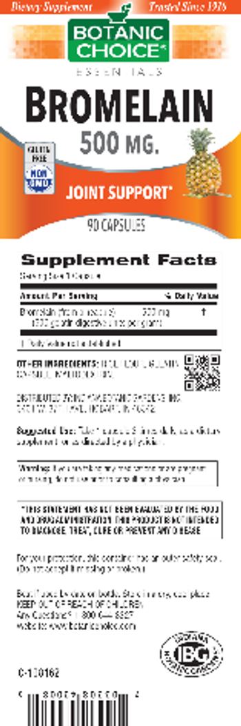 Botanic Choice Bromelain 500 mg - supplement