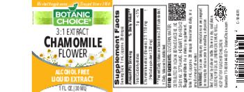 Botanic Choice Chamomile Flower - herbal supplement
