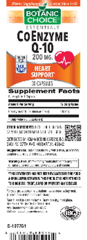 Botanic Choice CoEnzyme Q-10 200 mg - supplement