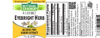Botanic Choice Eyebright Herb - herbal supplement