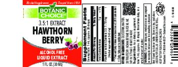 Botanic Choice Hawthorn Berry - herbal supplement
