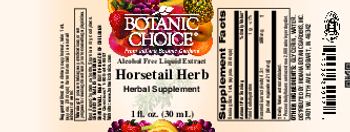 Botanic Choice Horsetail Herb - herbal supplement