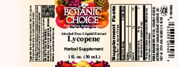 Botanic Choice Lycopene - herbal supplement