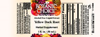 Botanic Choice Yellow Dock Root - herbal supplement