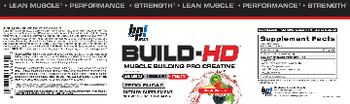 BPI Sports Build-HD Fruit Punch - supplement